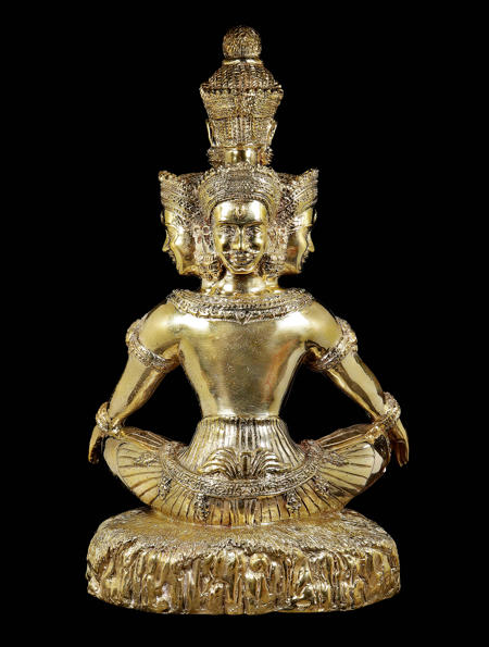 พระสทาศิวะปัญจมุขี (เนื้อชนวนขอมพันปี,ขัดเงา) อาจารย์องอาจ สีงาม - คลิกที่นี่เพื่อดูรูปภาพใหญ่