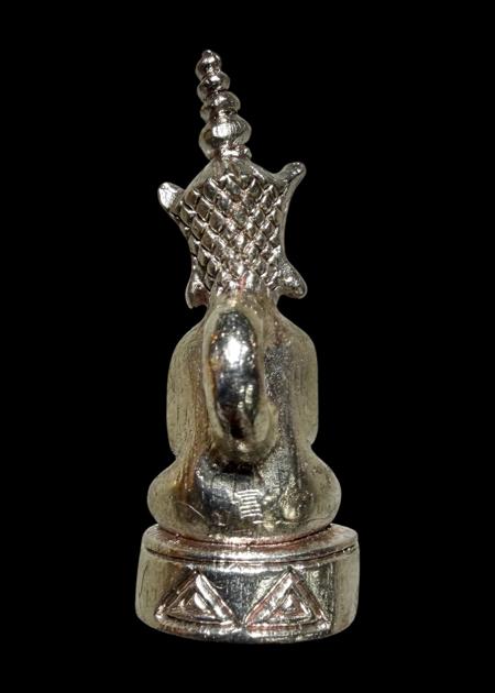 พญางั่งมหามนตราจันทร์เสี้ยว (พิมพ์เล็ก,เนื้อเงิน) อาจารย์องอาจ สีงาม - คลิกที่นี่เพื่อดูรูปภาพใหญ่