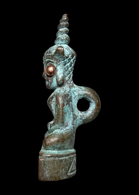 พญางั่งมหามนตราจันทร์เสี้ยว (พิมพ์เล็ก, เนื้อกำไลสำริด) อาจารย์องอาจ สีงาม - คลิกที่นี่เพื่อดูรูปภาพใหญ่