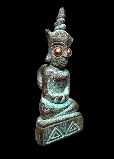 พญางั่งมหามนตราจันทร์เสี้ยว (พิมพ์เล็ก, เนื้อกำไลสำริด) อาจารย์องอาจ สีงาม - คลิกที่นี่เพื่อดูรูปภาพใหญ่