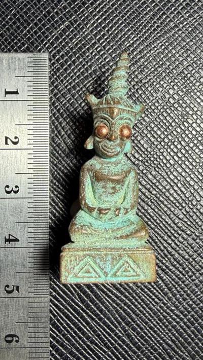 พญางั่งมหามนตราจันทร์เสี้ยว (พิมพ์เล็ก, เนื้อกำไลสำริด) อาจารย์องอาจ สีงาม - คลิกที่นี่เพื่อดูรูปภาพใหญ่