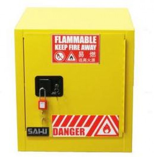 SAI-U Flammable Safety Cabinet 640x590x600 mm.model. SC0010Y - คลิกที่นี่เพื่อดูรูปภาพใหญ่
