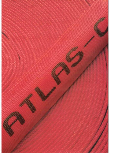 สายส่งน้ำดับเพลิงผ้าใบโพลีเอสเตอร์สีแดง-ยางสังเคราะห์ ยี่ห้อ ATLAS-C - คลิกที่นี่เพื่อดูรูปภาพใหญ่