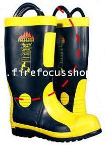 HARVIK firefighting shoes model 8687 CE / EN and NFPA standards - คลิกที่นี่เพื่อดูรูปภาพใหญ่