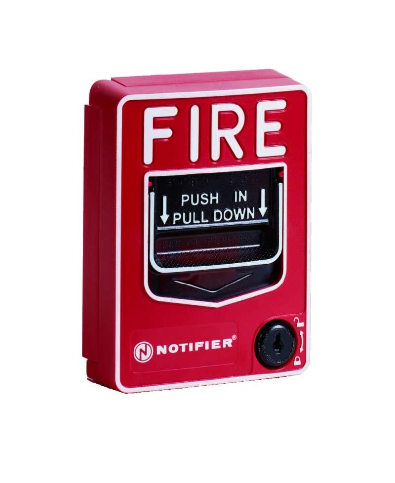 Addressable manual pull station nbg 12lx notifier