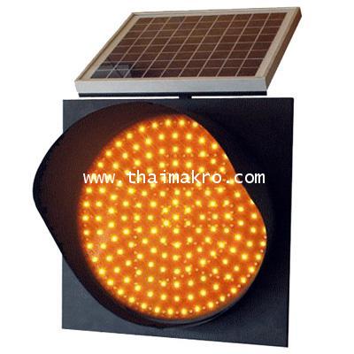Solar LED Amber Warning Lights with Battery size of 300 mm. - คลิกที่นี่เพื่อดูรูปภาพใหญ่
