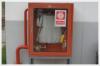 Fire Hose Rack Cabinet with Stand size of 100x80x30 cm.