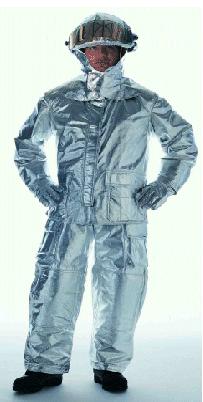 Aluminized  Firefighter Suits , Globe, NFPA Standard - คลิกที่นี่เพื่อดูรูปภาพใหญ่