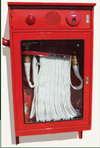 Fire Hose Rack Cabinet 145x90x30 Stand 15 cm.Outdoor Type with Equipped with complete set. - คลิกที่นี่เพื่อดูรูปภาพใหญ่