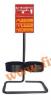 Double Fire Extinquisher Stand with Alumium Sign 20x30 cm.
