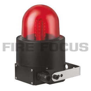 Explosion Proof LED, Steady Beacon 729 Series, Red, Wall Mount, 115 - 230 V AC - คลิกที่นี่เพื่อดูรูปภาพใหญ่