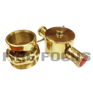 Quick Coupling Adaptor With Cap  Chain for use with FDC - คลิกที่นี่เพื่อดูรูปภาพใหญ่