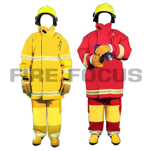 ชุดดับเพลิงมาตรฐาน NFPA เสื้อ กางเกง หมวก รองเท้า ถุงมือ ผ้าคลุมศรีษะ ครบชุด - คลิกที่นี่เพื่อดูรูปภาพใหญ่