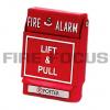 Manual Pull Station Model P32-IT-LP 24VDC.,SPST,Dual action, Terminal,Key-reset(Red) POTTER ELECTRIC