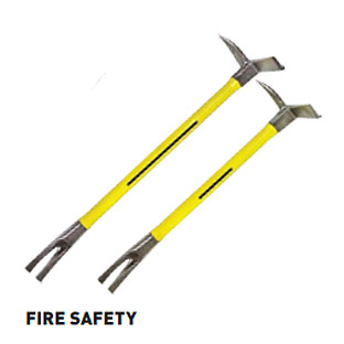 Nupla 33803 Yellow Nuplaglas Handle Steel Claw and Pry Halligan Tool 24Inch. Length - คลิกที่นี่เพื่อดูรูปภาพใหญ่