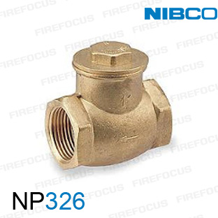 Bronze Swing Check Valve Np Threaded Ends Psi Nibco