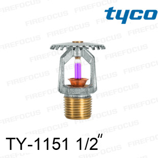 สปริงเกอร์แบบอัพไรท์สีม่วง TY-B 360F รุ่น TY-1151 (K2.8) 1/2 นิ้ว ยี่ห้อ TYCO - คลิกที่นี่เพื่อดูรูปภาพใหญ่