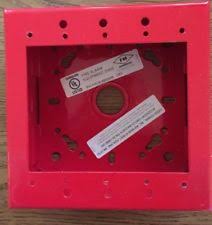 Backbox Switch 4x4 RED ,Brand Kidde Fire Systems - คลิกที่นี่เพื่อดูรูปภาพใหญ่