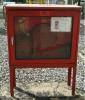 Fire Hose Cabinet Outdoor Type 80x100x30 cm. with Stand