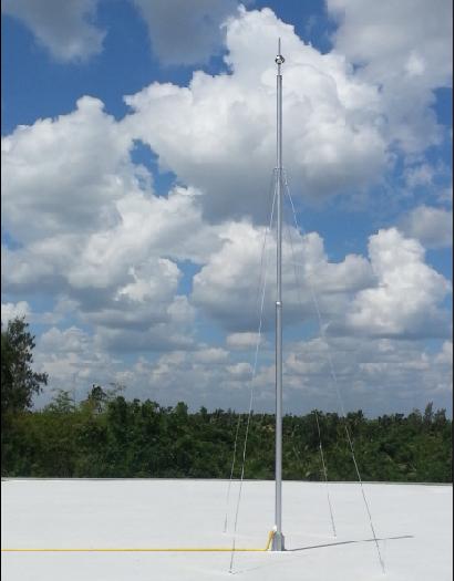 Galvanize Steel Mast with 8 Sling hight 12 m. - คลิกที่นี่เพื่อดูรูปภาพใหญ่