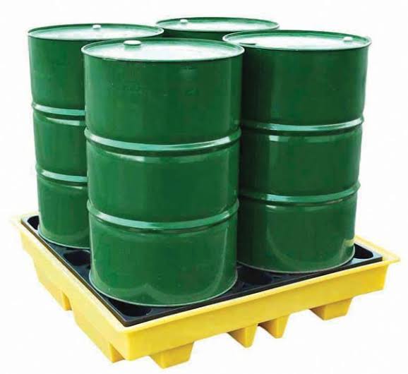 ROMOLD Drum Spill Pallets for 200 liter x gallon Chemical model BP4L - คลิกที่นี่เพื่อดูรูปภาพใหญ่
