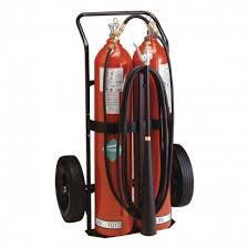 BADGER model CD100-2 Wheel C02 fire extinguisner 100 lbs., UL listed Fire Rating 20 B : C - คลิกที่นี่เพื่อดูรูปภาพใหญ่