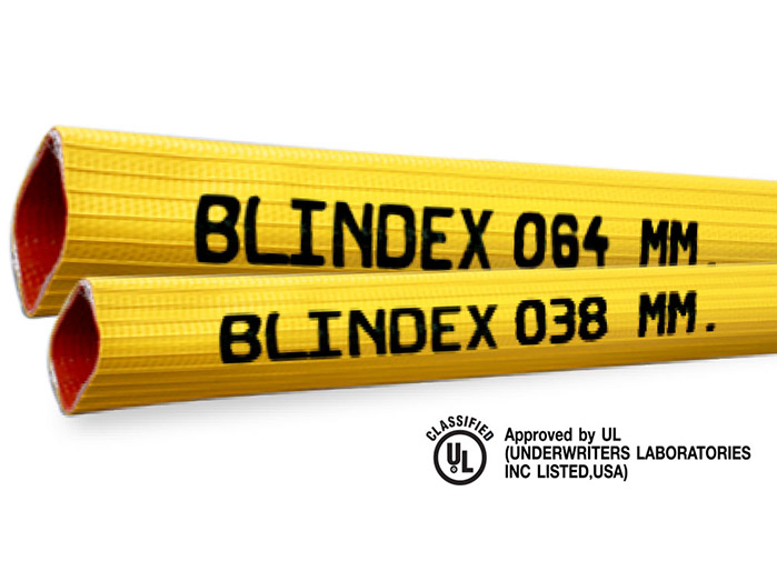 BLINDEX 4-Layer Extruded Rubber Lay Flat Fire Hose FM Approve - คลิกที่นี่เพื่อดูรูปภาพใหญ่