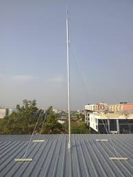 Galvanize Steel Mast with 4 Sling hight 10 m. - คลิกที่นี่เพื่อดูรูปภาพใหญ่