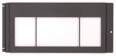 NOTIFIER Dress plate, display, black. model.DPDISP-2 - คลิกที่นี่เพื่อดูรูปภาพใหญ่