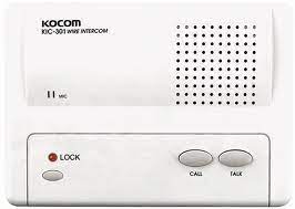 KOCOM KIC-301 Iintercom (Main 1CH), ใช้ Adaptor DC6V (battery) หรือ ใช้ถ่ำน AA 4 ก้อนได้ - คลิกที่นี่เพื่อดูรูปภาพใหญ่