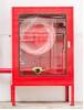 Fire Hose Reel Cabinet with Stand 25 cm. size of 110x80x35 cm.