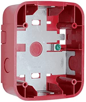SYSTEMSENSOR Wall Surface Mount Back Box, Red model SBBRL - คลิกที่นี่เพื่อดูรูปภาพใหญ่