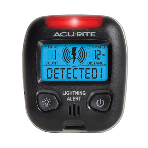 ACURITE รุ่น 02020CA Portable Lightning Detector Black - คลิกที่นี่เพื่อดูรูปภาพใหญ่