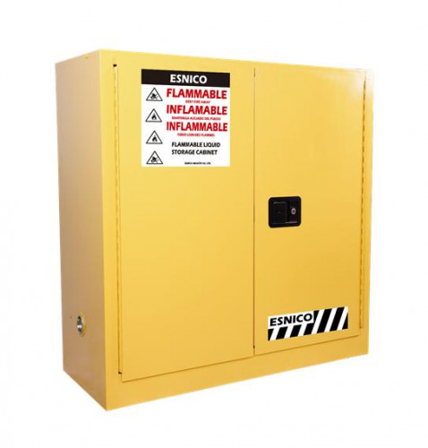 ESNICO Safety Storage Cabinet, Flammable, 30Gal, Model: SSC030FY - คลิกที่นี่เพื่อดูรูปภาพใหญ่
