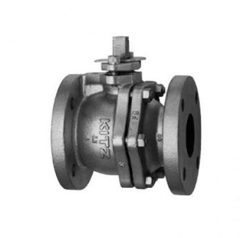 KITZ รุ่น 10FCTB Cast iron Ball Valve FC200 10k Psi. Flanged 4 Inch. size 2-1/2" - คลิกที่นี่เพื่อดูรูปภาพใหญ่