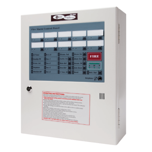 HORING LIH รุ่น AH-00212 Fire Alarm Control Panel 5 Zone ตู้ควบคุมระบบแจ้งเหตุเพลิงไหม้ - คลิกที่นี่เพื่อดูรูปภาพใหญ่