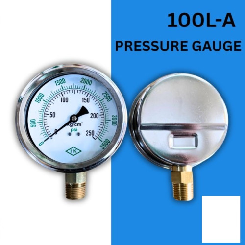 IK รุ่น 100-L-A Stainless 304 Brass แบบน้ำมัน  Size 4“ - คลิกที่นี่เพื่อดูรูปภาพใหญ่