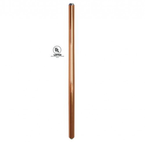 KUMWELL GRCBU128 Copper - Bonded Ground Rod,, Rod Dia.=1/2”(12.7 mm), Length 8 ft - คลิกที่นี่เพื่อดูรูปภาพใหญ่