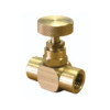 TOZEN รุ่น BRASS NEEDLE VALVE Female NPT Connection Size 1/4"