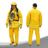 ชุดดับเพลิง Firetuf แบบเสื้อกางเกงสีเหลือง ผ้า 3 ชั้น มาตราฐาน NFPA ,UL