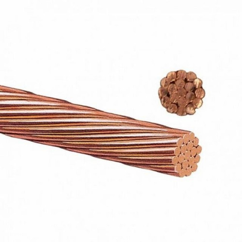 BARE COPPER 50 SQ.MM. สายทองแดงเปลือย อุปกรณ์ระบบสายดิน - คลิกที่นี่เพื่อดูรูปภาพใหญ่