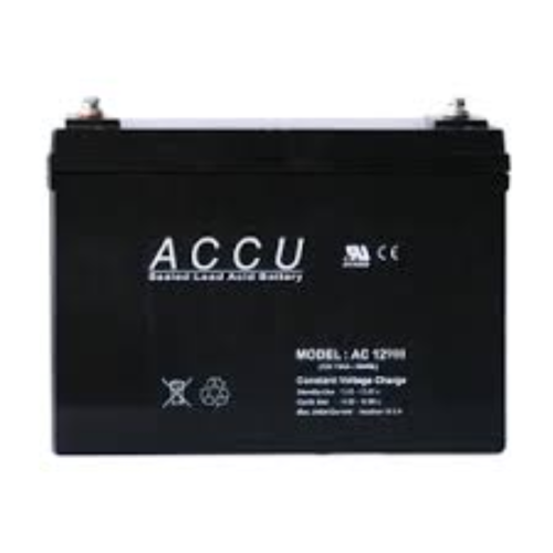 ACCU BATTERY รุ่น AC12900 12V 90AH แบตเตอรี่แห้งสำรองไฟ - คลิกที่นี่เพื่อดูรูปภาพใหญ่