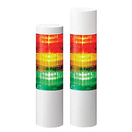PATLITE รุ่น LR6-302QJNW-RYG T-Light 60mm. 24DC สัญญาณไฟแสดงสถานะแบบเสา - คลิกที่นี่เพื่อดูรูปภาพใหญ่