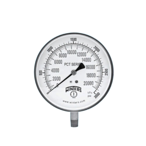 WINTERS รุ่น PCT 326 Series Gauge Contractor Stainless Steel Dual Scale, 0/300 psi/kpa - คลิกที่นี่เพื่อดูรูปภาพใหญ่