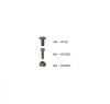 KUMWELL รุ่น WA - NT26 Stainless Steel Bolt Taper Head Size 1/4" x 3/4"