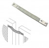 KUMWELL LZFTB 703501 Flexible Copper Braid Bond with Tinned (2 Hole) Amp Rating = 250 A, Length 350
